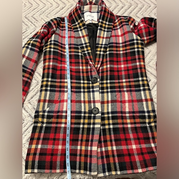DEREK LAM 10 CROSBY Plaid Cocoon Coat - Picture 17 of 17